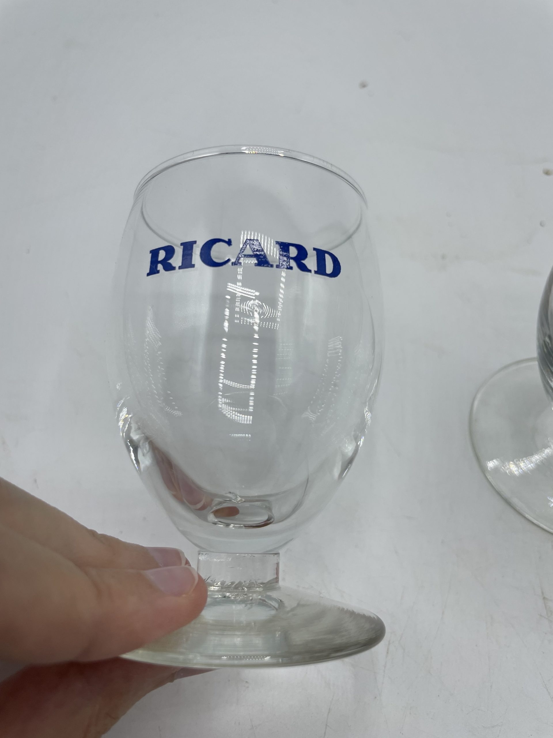 Duo verres ballon bibi Ricard pastis - Ressourcerie Histoires Sans Fin