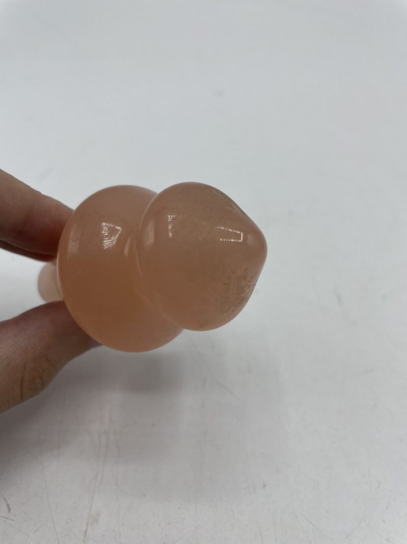 Flacon vintage opaline rose poudré – Image 7