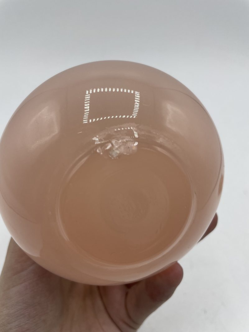 Flacon vintage opaline rose poudré – Image 10