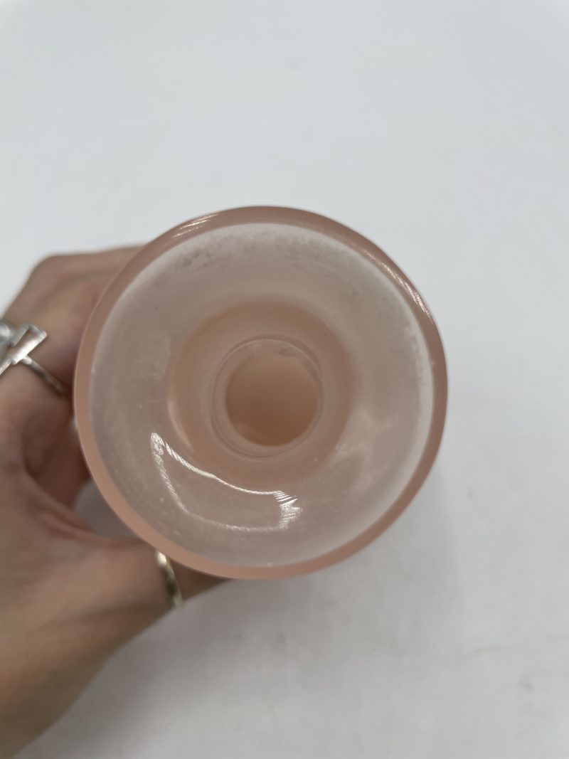 Flacon vintage opaline rose poudré – Image 11