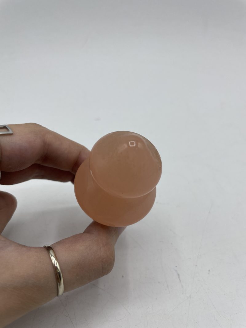 Flacon vintage opaline rose poudré – Image 8