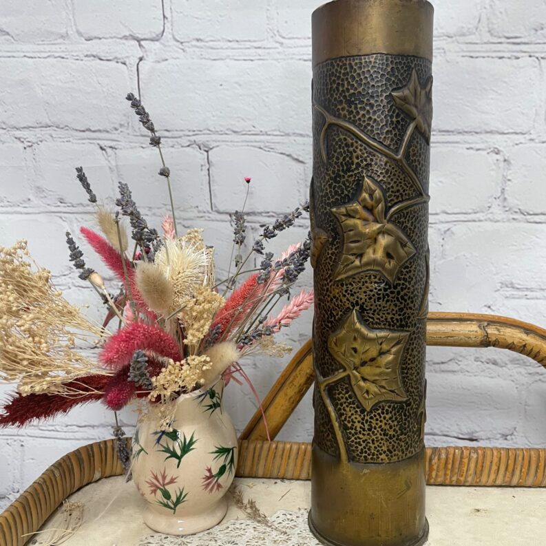 Grade douille obus 1914 marine 1ère guerre mondiale (2)