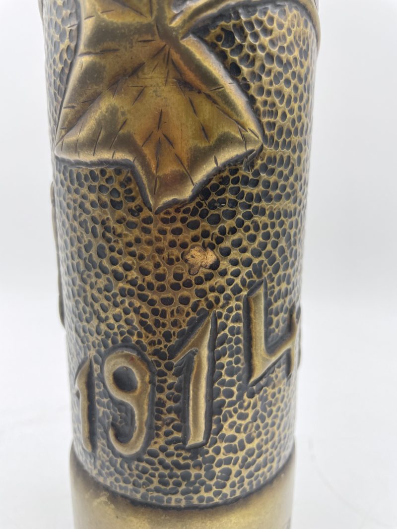 Grande douille d'obus marine 1ère Guerre mondiale – Image 6
