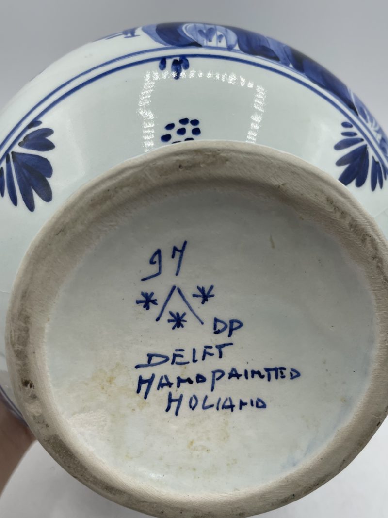 Grand vase tulipe céramique Delft – Image 16