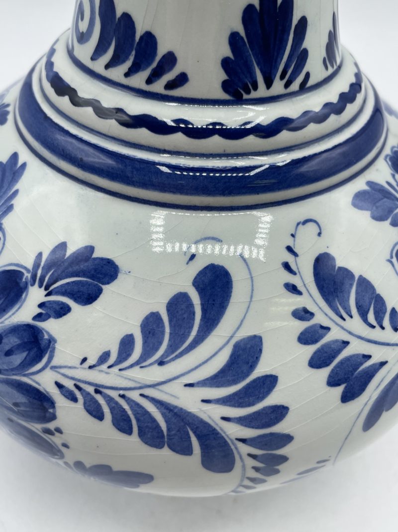 Grand vase tulipe céramique Delft – Image 9