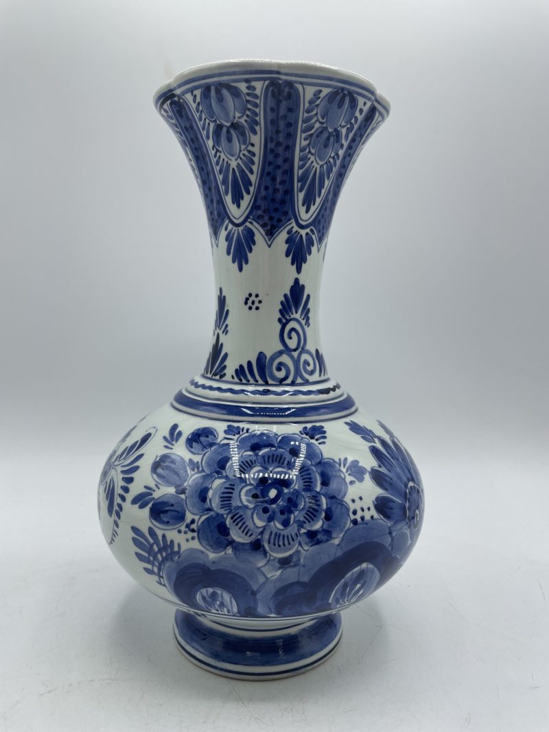 Grand vase tulipe céramique Delft – Image 2