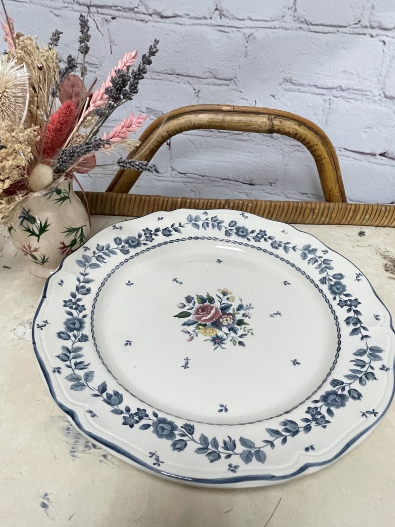 Grande assiette prsentation tablemates malaysie fleur vintage (4)