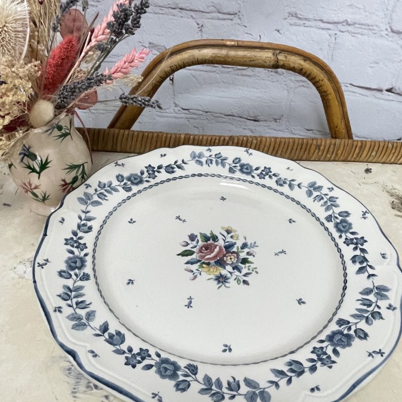 Grande assiette prsentation tablemates malaysie fleur vintage (4)