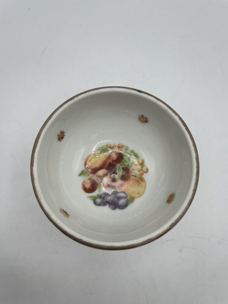 Lot de 4 petits bols ou coupelles porcelaine de Limoges fruits HL – Image 7