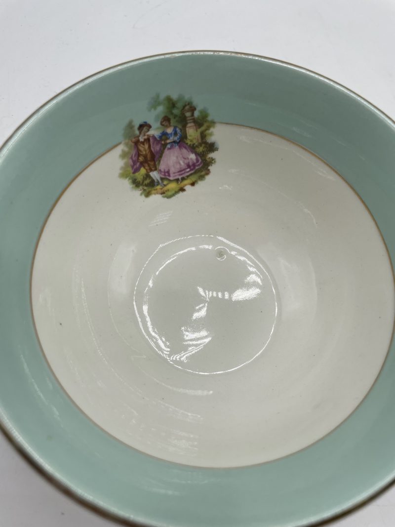 Lot de 4 tasses à thé et soucoupes Saint Amand menthe – Image 2