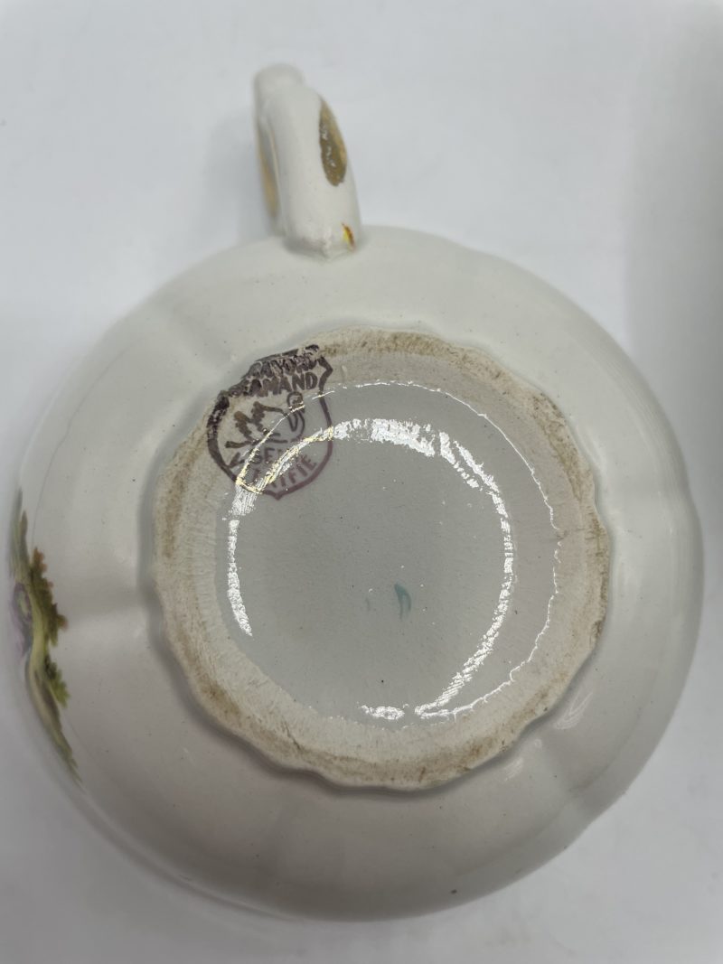 Lot de 4 tasses à thé et soucoupes Saint Amand menthe – Image 3