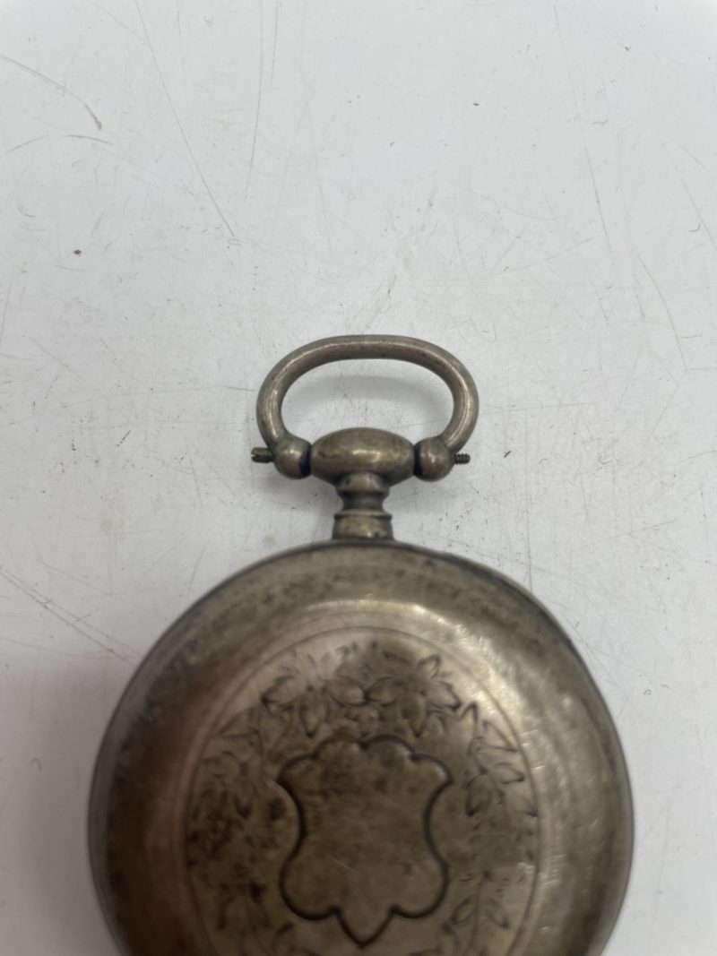 Ancienne montre à gousset en argent fin – Image 12