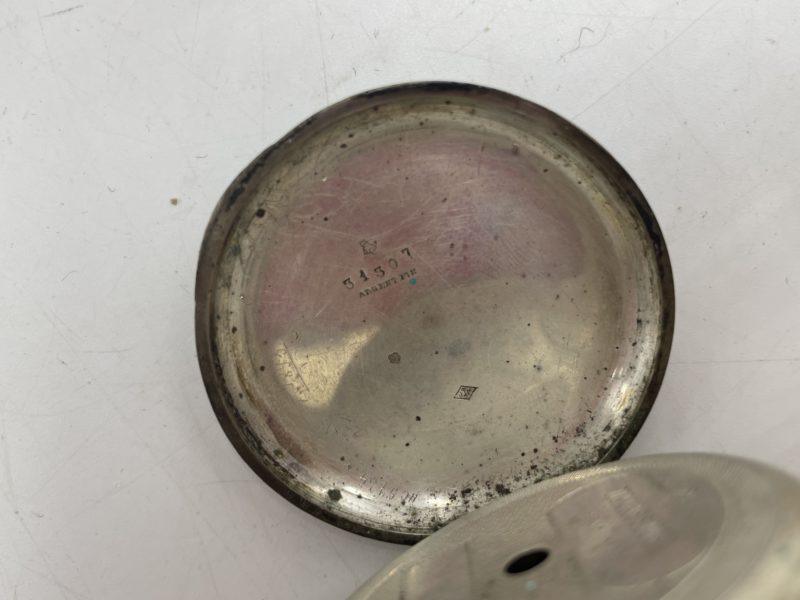 Ancienne montre à gousset en argent fin – Image 4