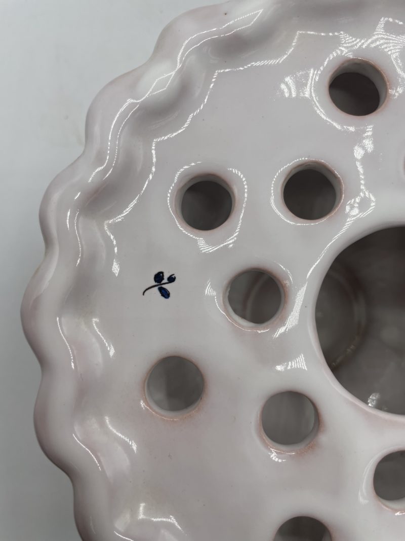 Vase pique  fleur faïence Moustiers Ateliers des Fontaines – Image 9