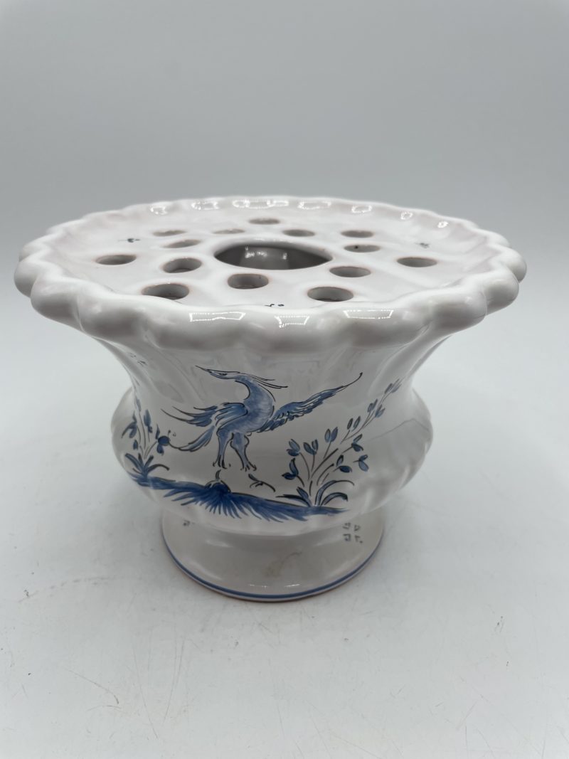 Vase pique  fleur faïence Moustiers Ateliers des Fontaines – Image 3