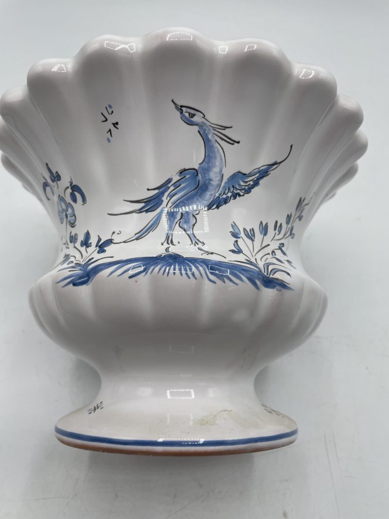 Vase pique  fleur faïence Moustiers Ateliers des Fontaines – Image 4