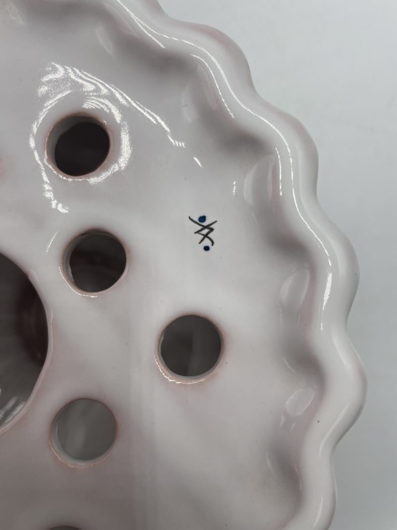 Vase pique  fleur faïence Moustiers Ateliers des Fontaines – Image 10