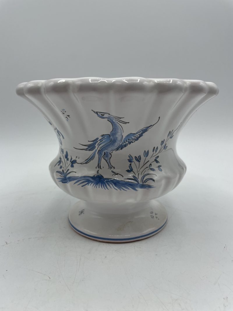 Vase pique  fleur faïence Moustiers Ateliers des Fontaines – Image 2