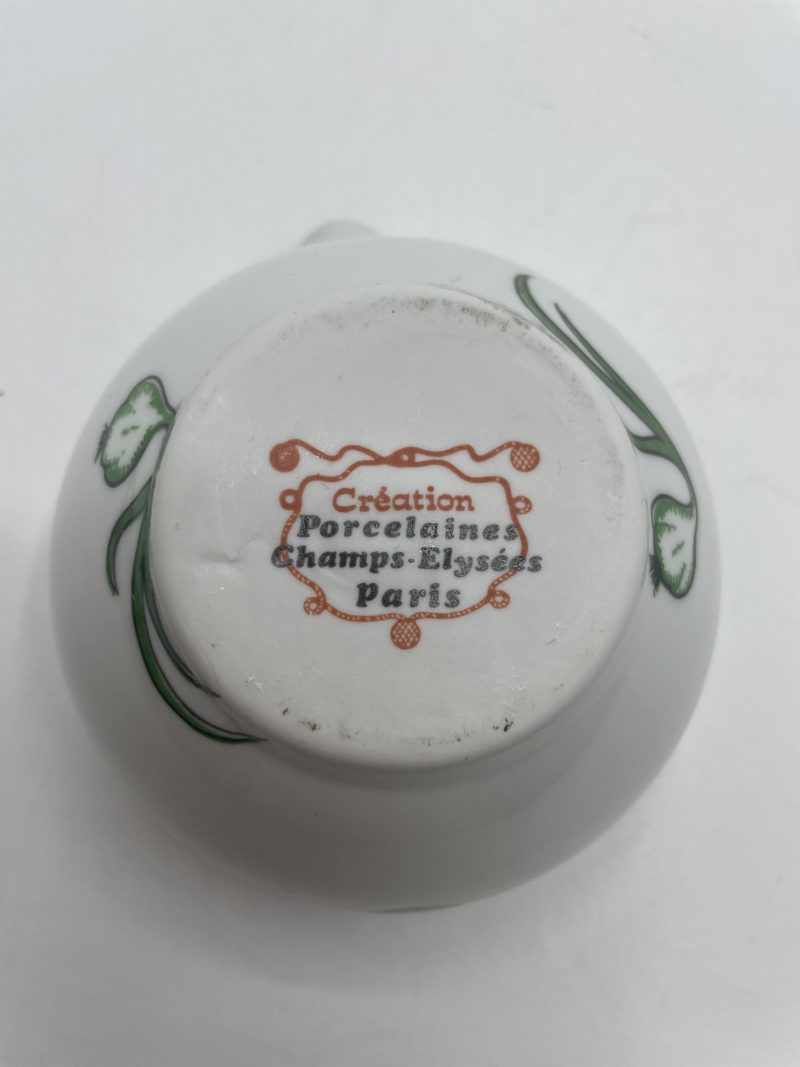 Petit pot à rouille porcelaine Champs Elysées Paris – Image 10