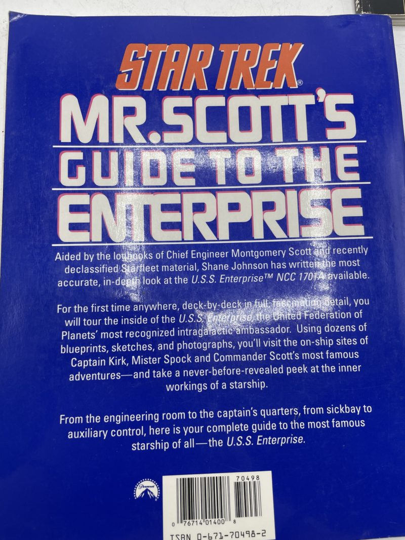 Trio livres de collection Star trek Mr Scott's guide to the Enterprise / The Making Of Star Trek Fist Contact / Star Trek Star Fleet Technical Manual – Image 30