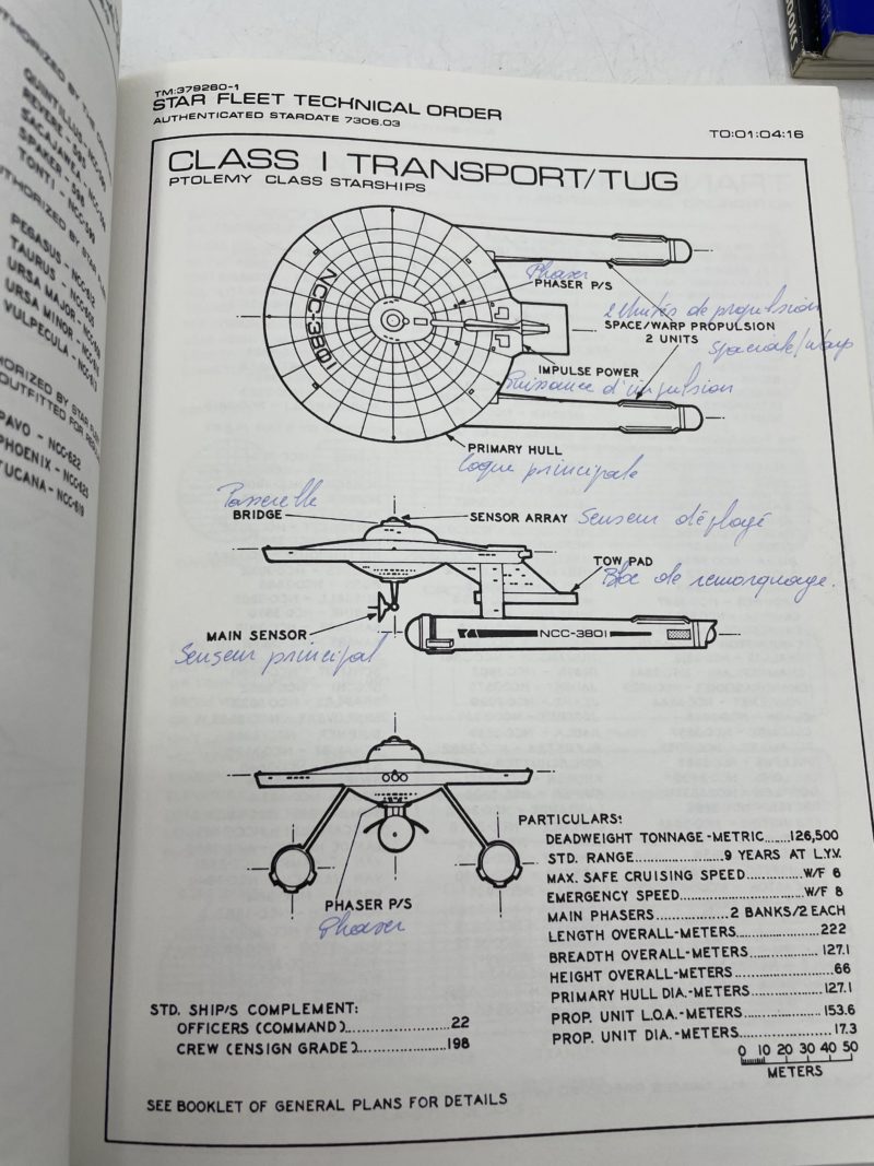 Trio livres de collection Star trek Mr Scott's guide to the Enterprise / The Making Of Star Trek Fist Contact / Star Trek Star Fleet Technical Manual – Image 44