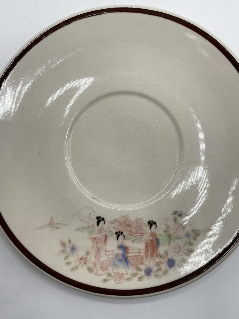 Lot 5 tasses et soucoupes Grès de Corée – Image 12
