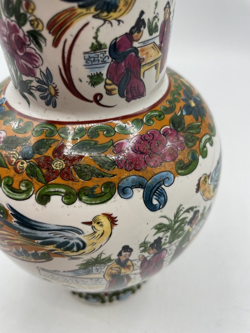 Vase tulipe céramique chinois – Image 13