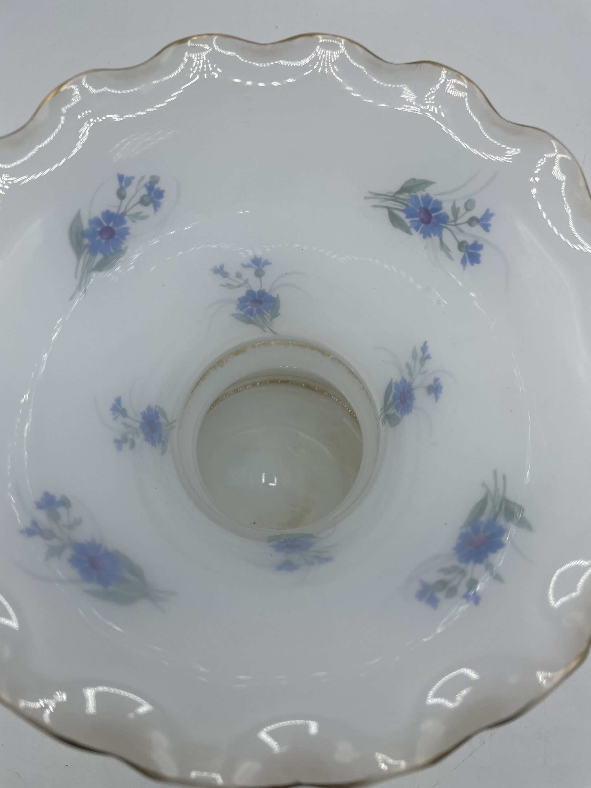 Grand vase transparent bleu translucide KEIRA