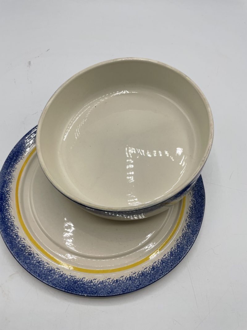 Lot assiette et cloche en céramique Honfleur – Image 6