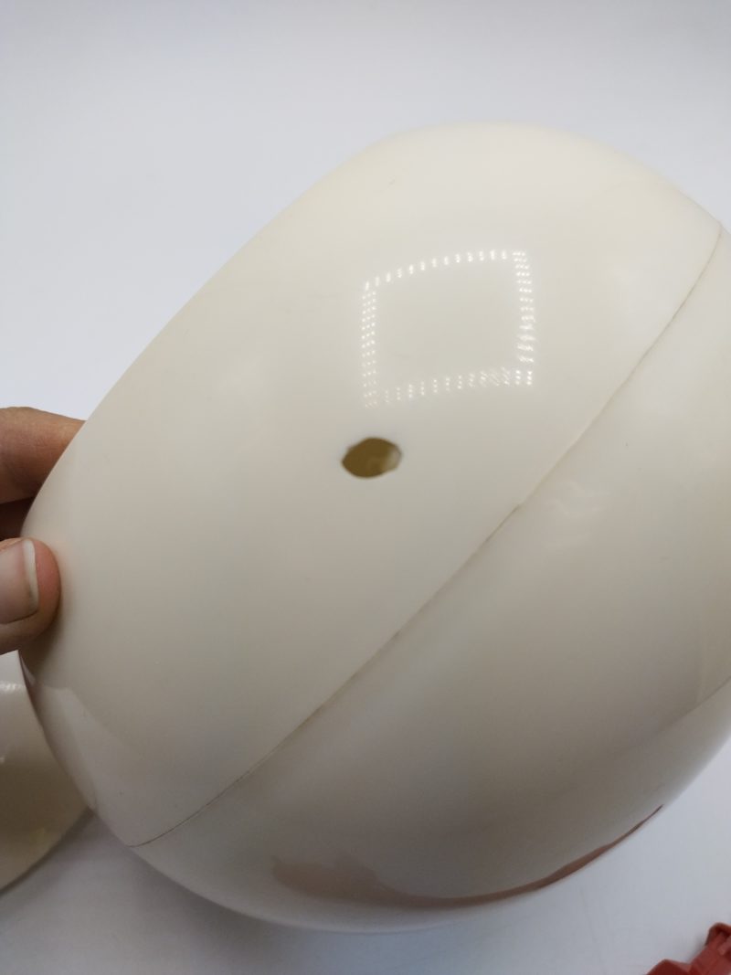 Bac et pince à glaçons vintage en plastique Poclain by Bourbon – Image 4