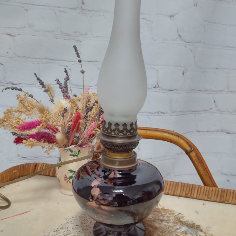 lampe-huile-vintage-electrique-verre-noir