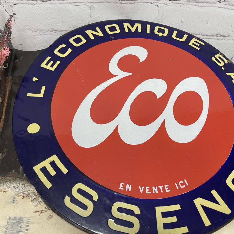 plaque-publicitaire-metal-email-vintage-essence-eco