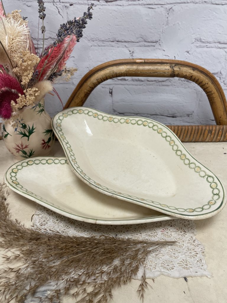 Duo raviers ancien vintage Longwy Talma - Ressourcerie Histoires Sans Fin