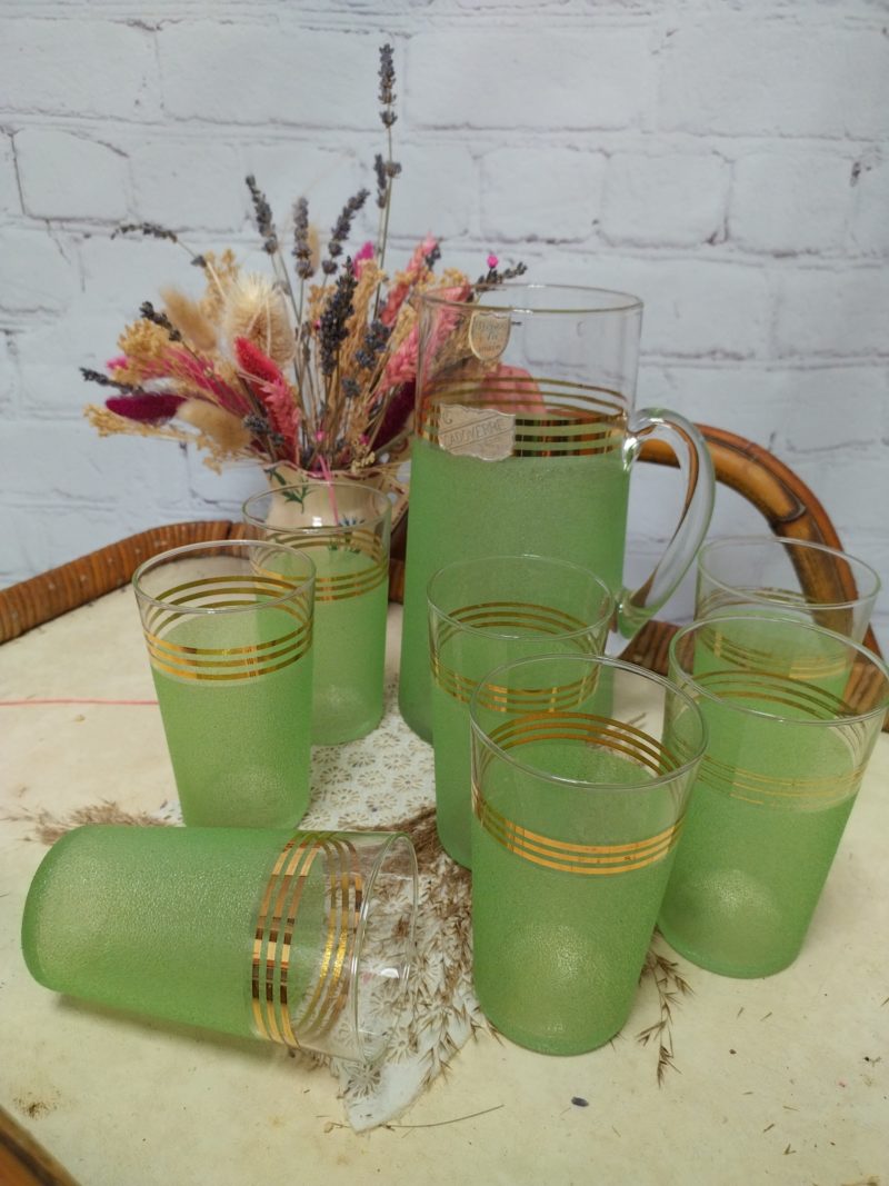 service-orangeade-vintage-cadoverre-gire-vert-pomme