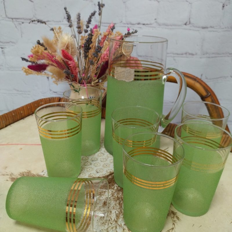 service-orangeade-vintage-cadoverre-gire-vert-pomme