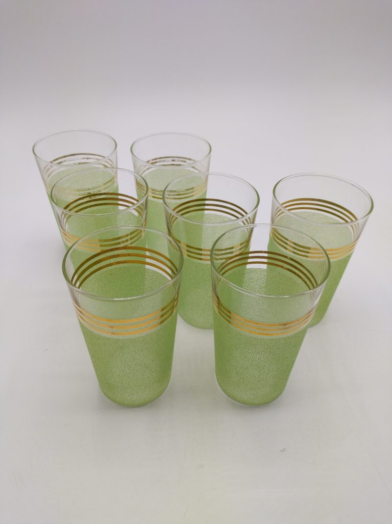 Service à orangeade granité vert pomme Cadoverre – Image 7