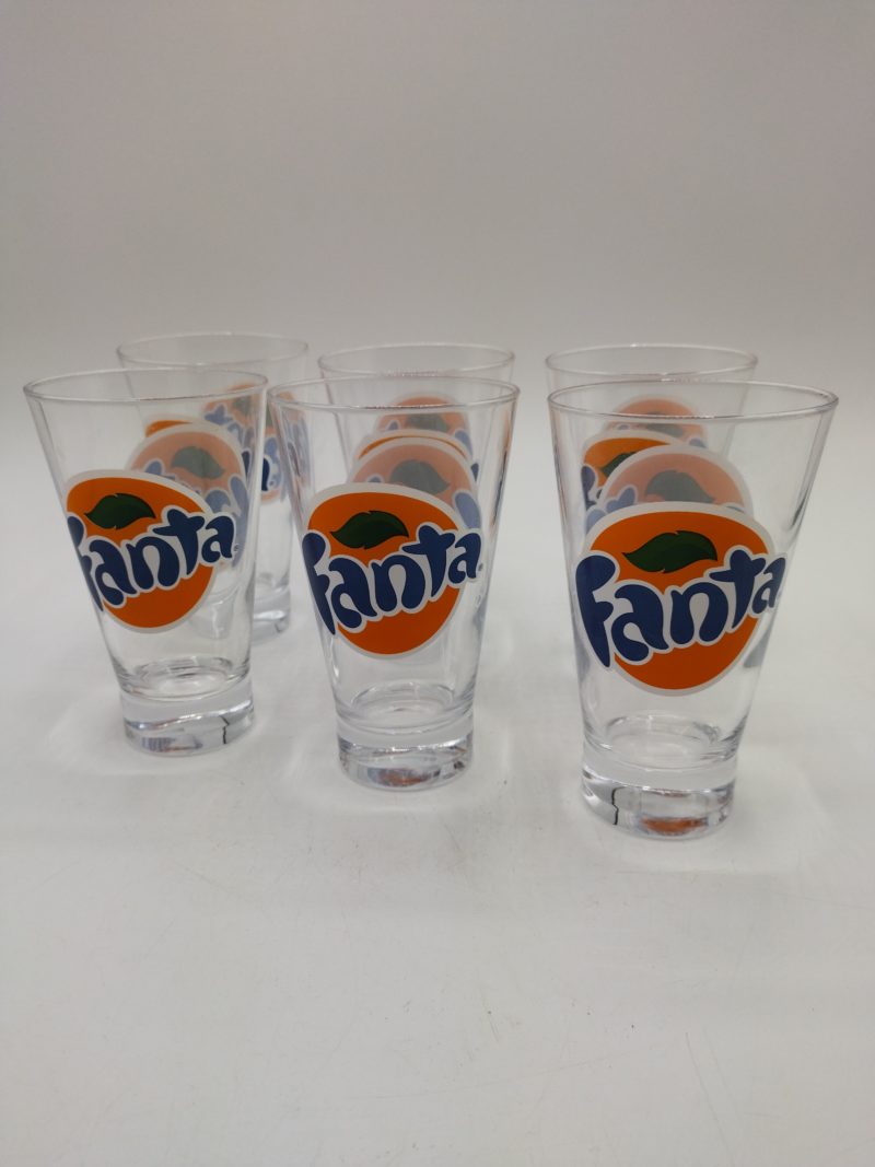 Lot de 6 verres à soda Fanta – Image 4