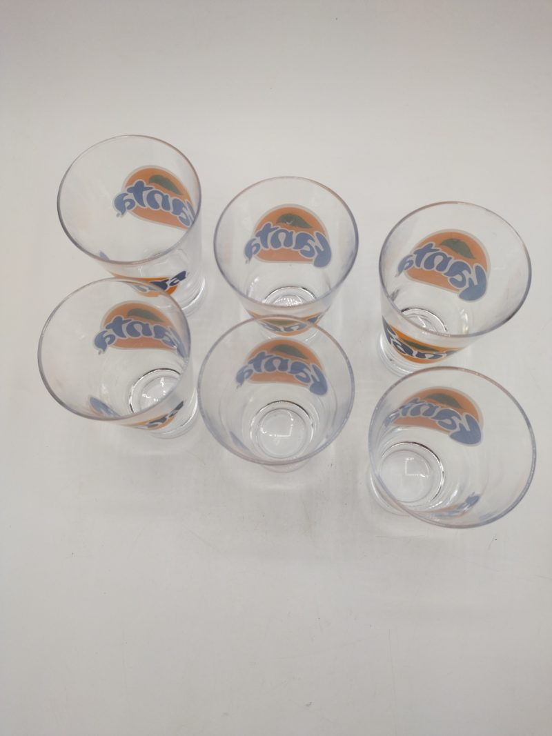 Lot de 6 verres à soda Fanta – Image 3