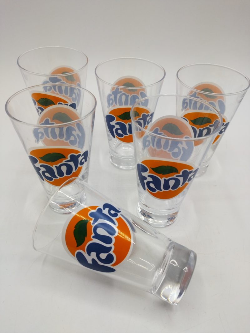 Lot de 6 verres à soda Fanta – Image 5