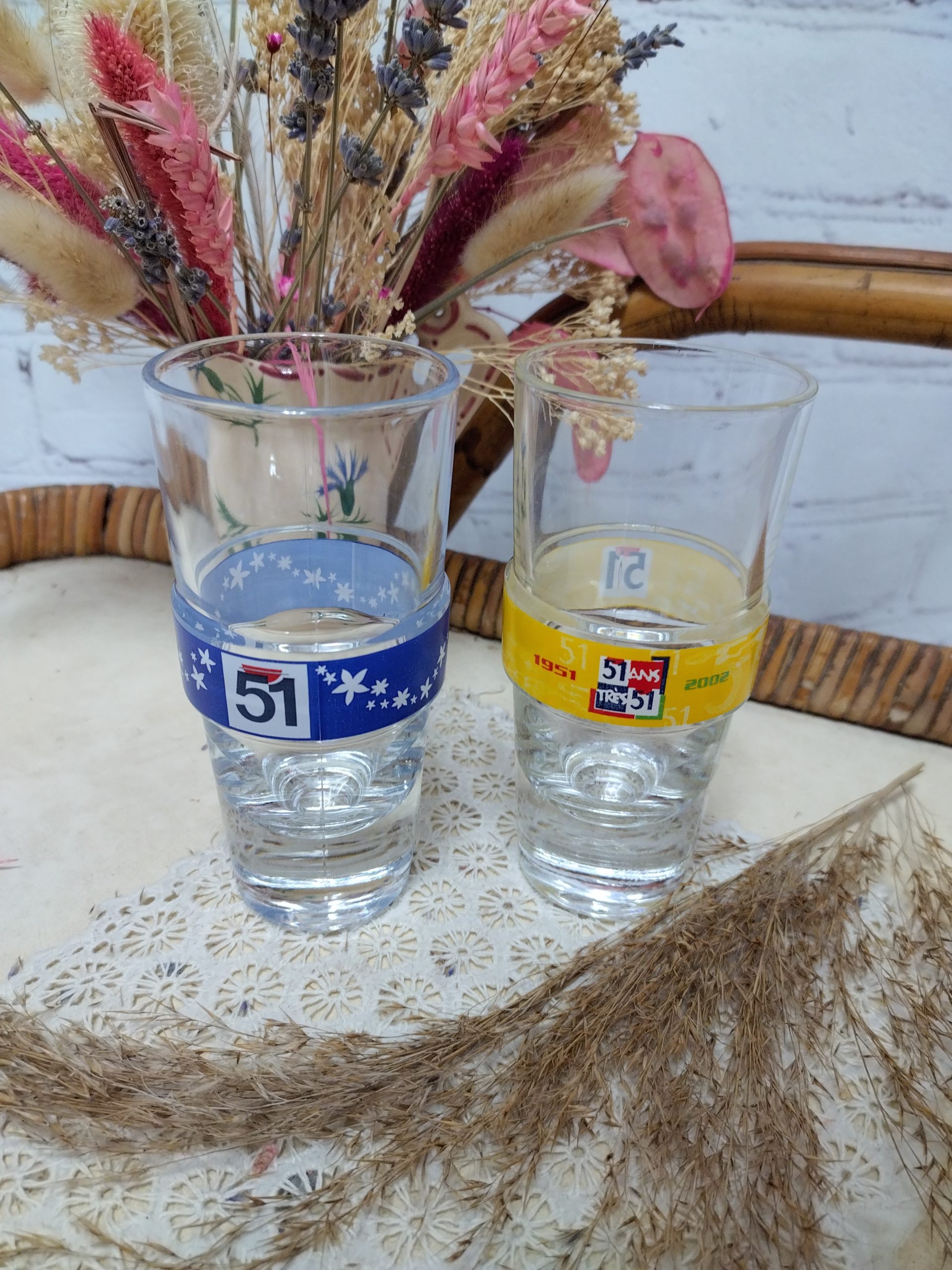 Duo de verres à pastis 51 édition 5 ans - Ressourcerie Histoires Sans Fin