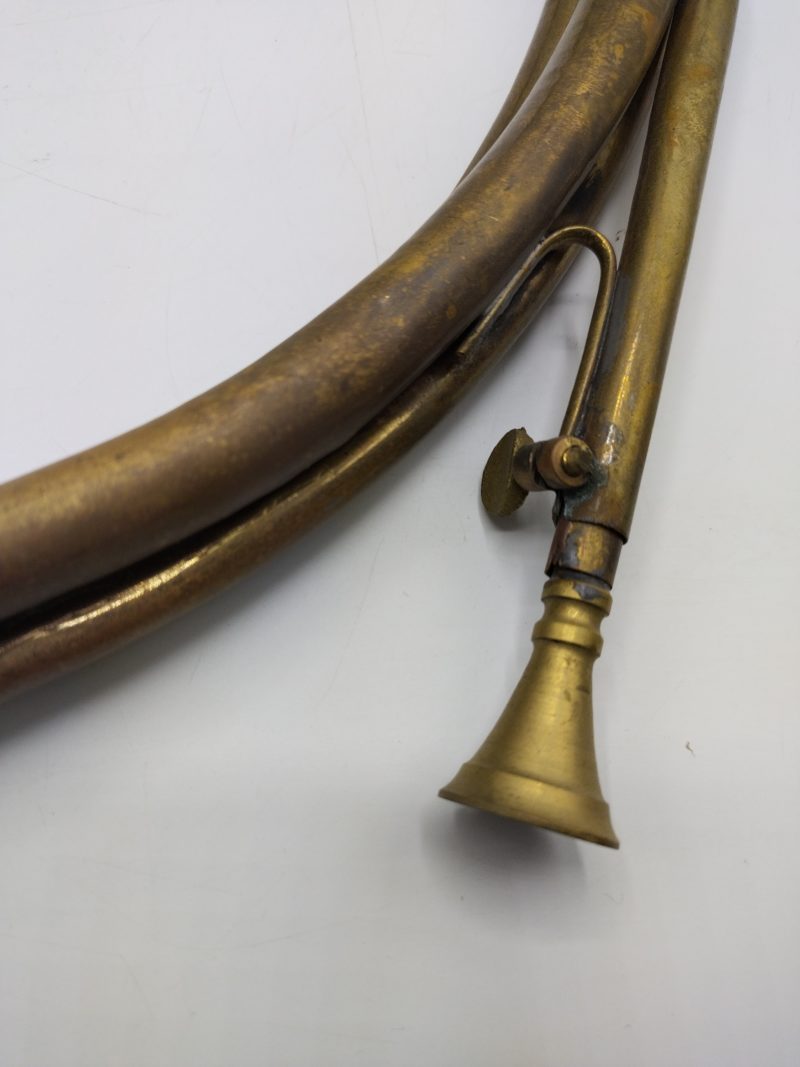 Cor de chasse en laiton vintage – Image 5