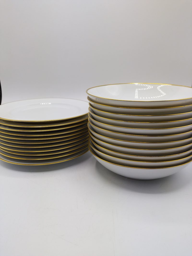 Service 50 pièces porcelaine Bernardaud Limoges Smyrne – Image 11