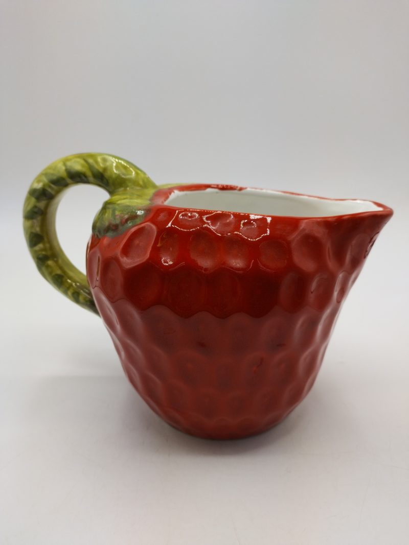 Carafe pichet céramique forme fraise – Image 3