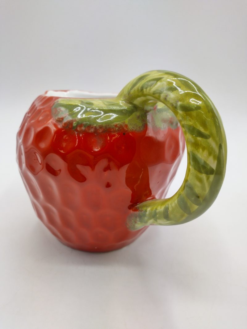 Carafe pichet céramique forme fraise – Image 2