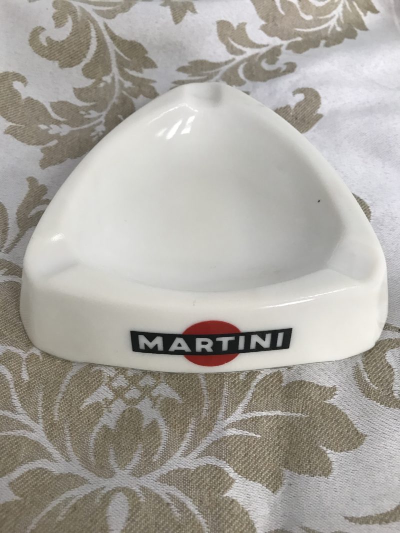 cendrier martini blanc