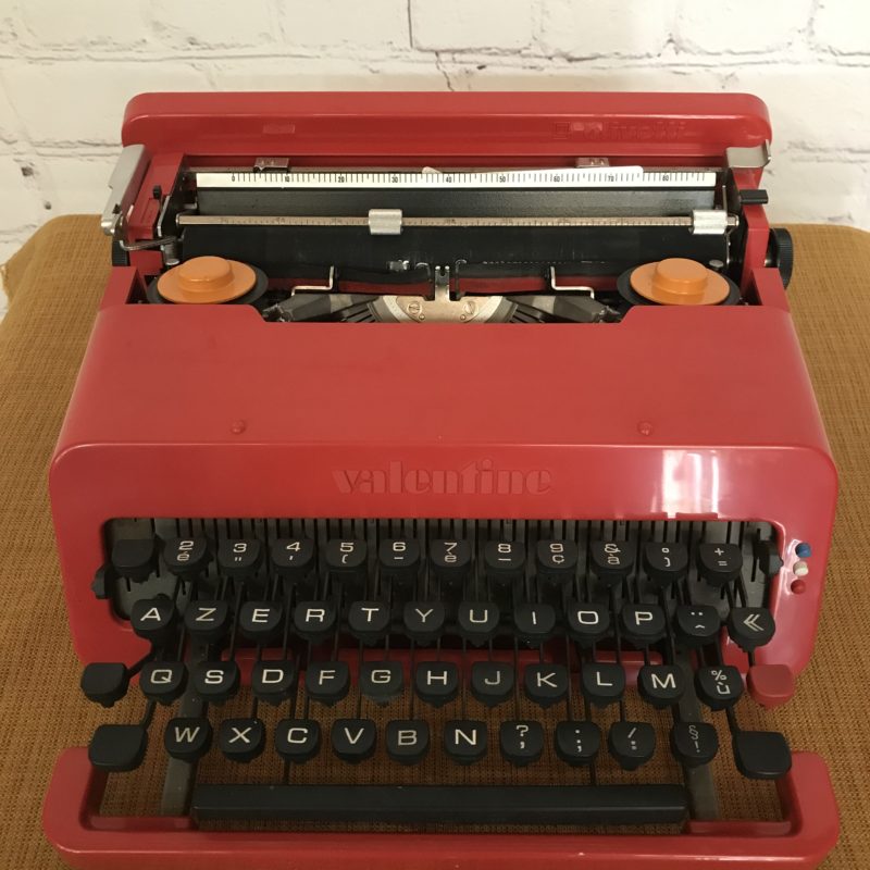 machine à écrire valentine