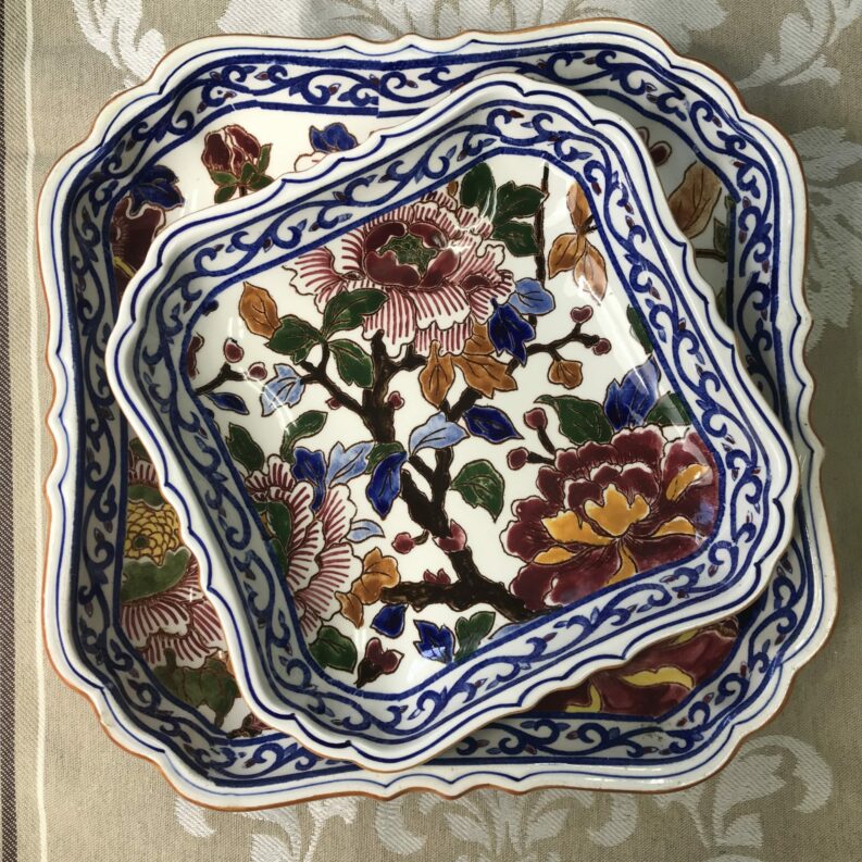 2 coupelle Gien pivoine