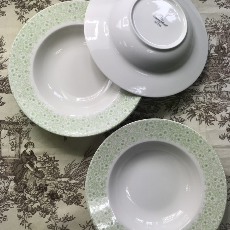 4 assiettes creuses villeroy et boch