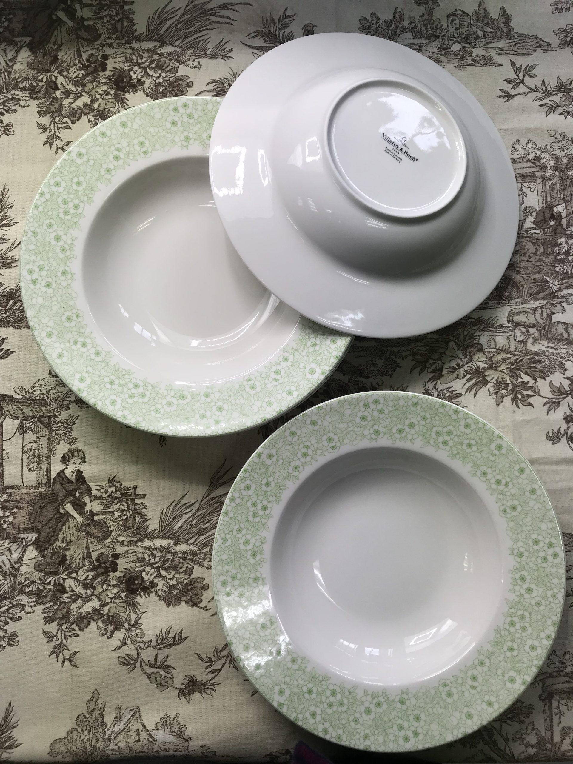 4 assiettes creuses villeroy et boch