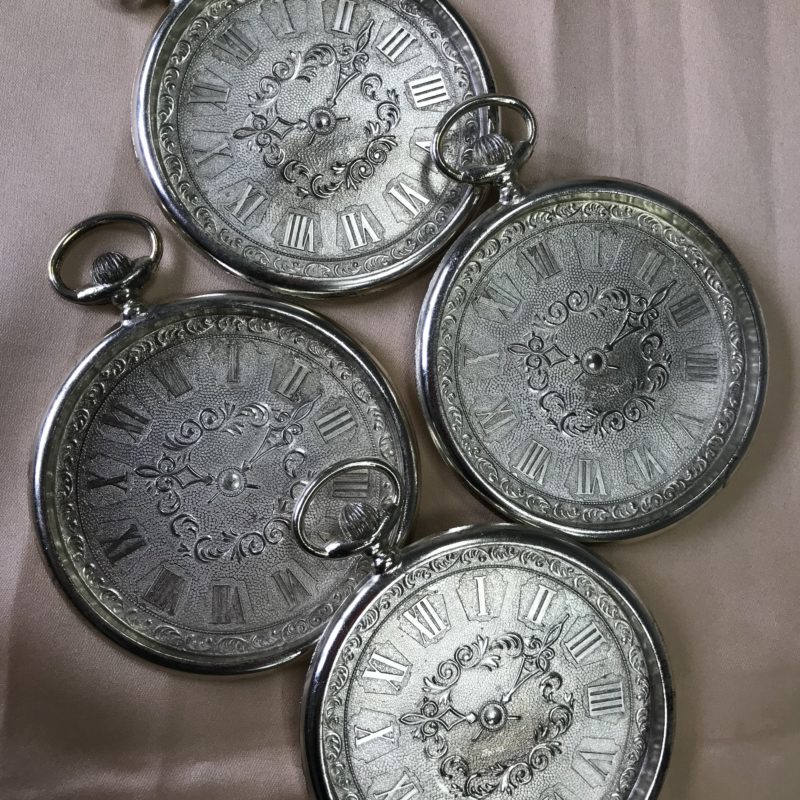 4 dessous de verre montre à gousset